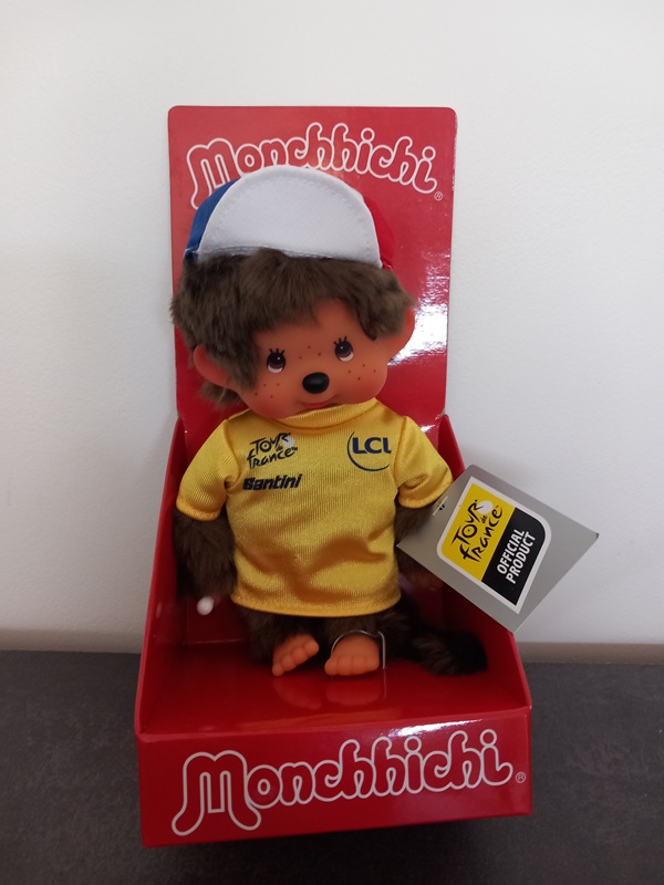 Peluche Moncchichi avec Tee-shirt Tour de France LCL 20cm