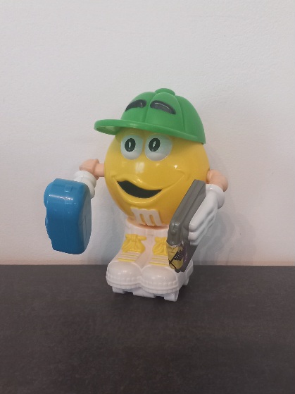 Figurine M&M'S jaune de mcdonald's