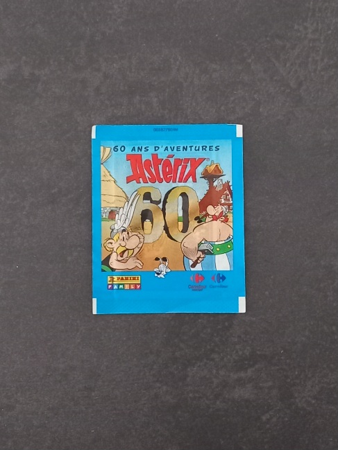 Pochette Panini Family 60 ans d'aventures Astérix de Carrefour