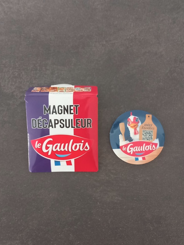 Tour de France - Magnet ouvre bouteille - Le Gaulois - Goodies Objet Publicitaire