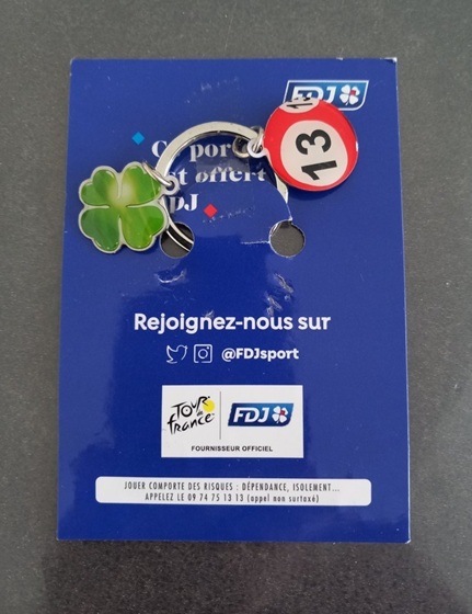 Tour de France - Porte clés - FDJ - Goodies Objet Publicitaire
