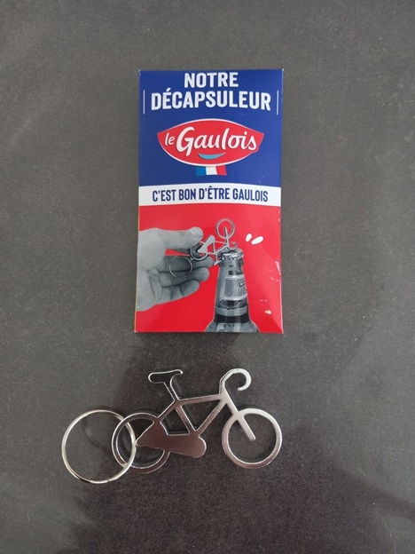 Tour de France - Ouvre bouteille - Le Gaulois - Goodies Objet Publicitaire