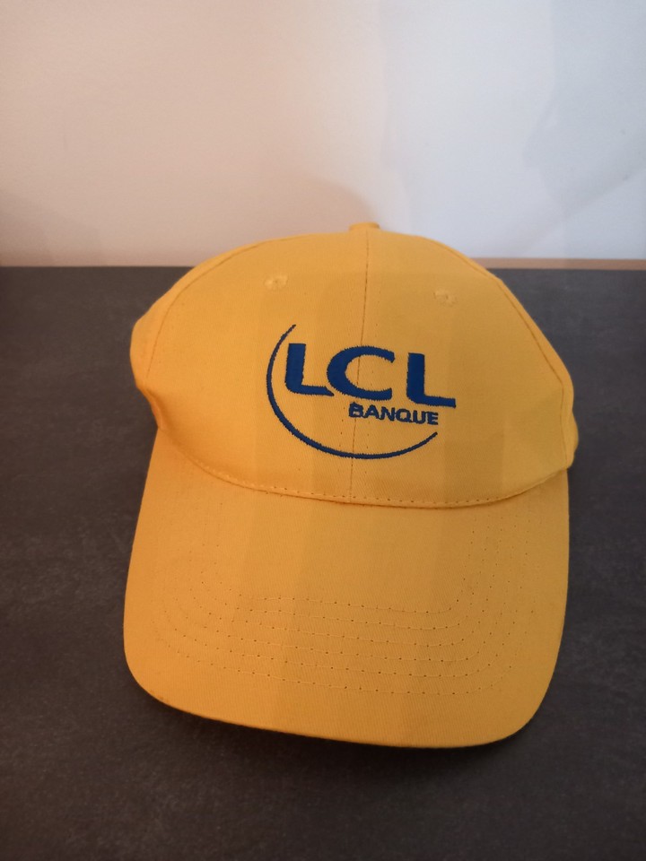 Tour de France - Casquette jaune - LCL Banque - Goodies Objet Publicitaire
