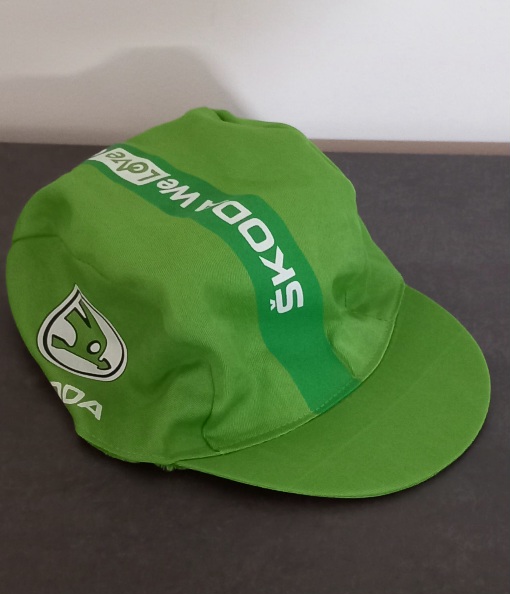 Tour de France - Casquette verte - Skoda - Goodies Objet Publicitaire