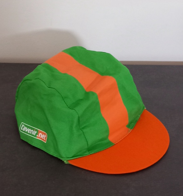 Tour de France - Casquette verte et orange - L'avenir - Goodies Objet Publicitaire